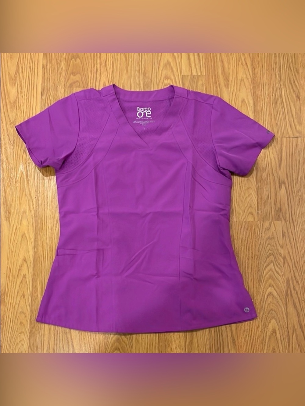 Barco Uniforms Women's V-Neck Scrub Top - Magenta/Pink